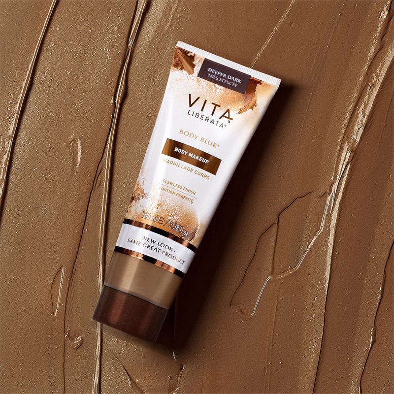 Vita Liberata Body Blur Body Makeup Foundation For The Body Shade Deeper Dark 100 Ml