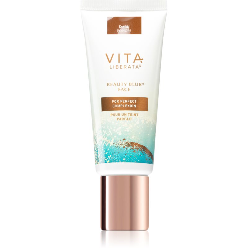 Vita Liberata Beauty Blur Face роз'яснюючий тонуючий крем з розгладжуючим ефектом відтінок Dark 30 мл