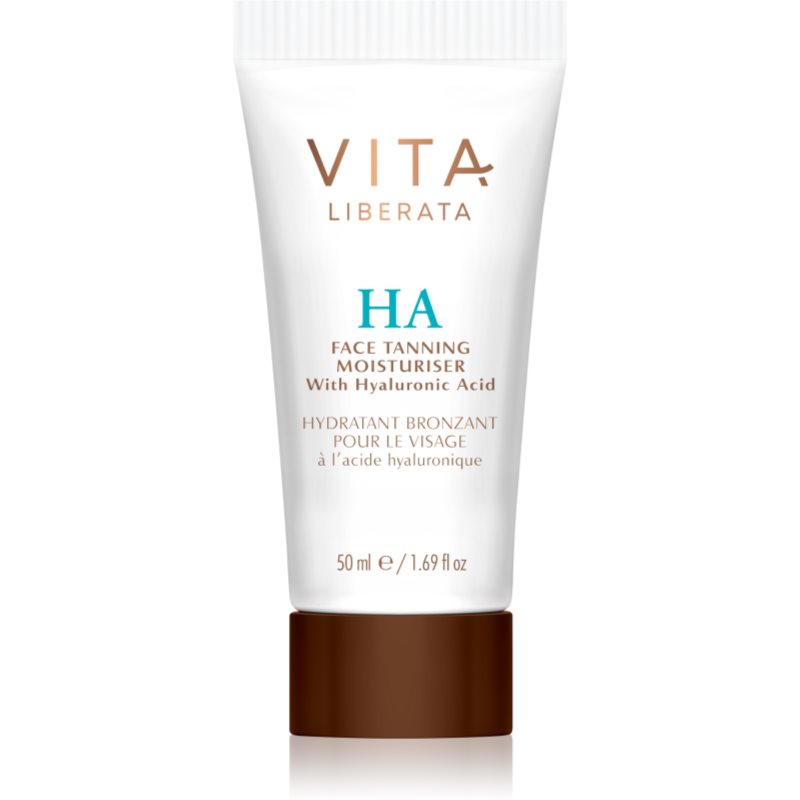 Vita Liberata Face Tanning Moisturiser with Hyaluronic Acid feuchtigkeitsspendende Gesichtscreme mit Selbstbräunungseffekt 50 ml