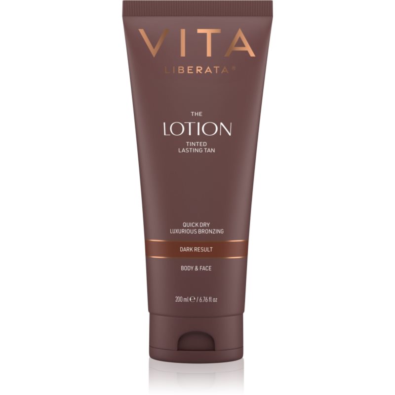 Vita Liberata Tinted Tanning Lotion samoopalovací tělové mléko odstín Dark 200 ml