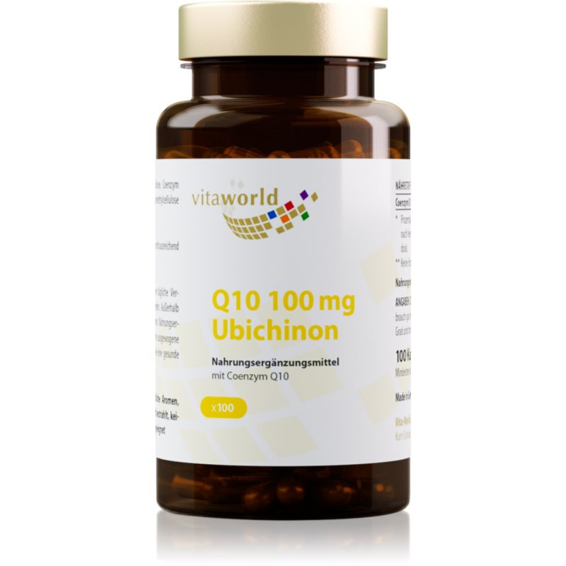 Vita World Q10 100mg Ubichinon Kapseln mit dem Coenzym Q10 60 g