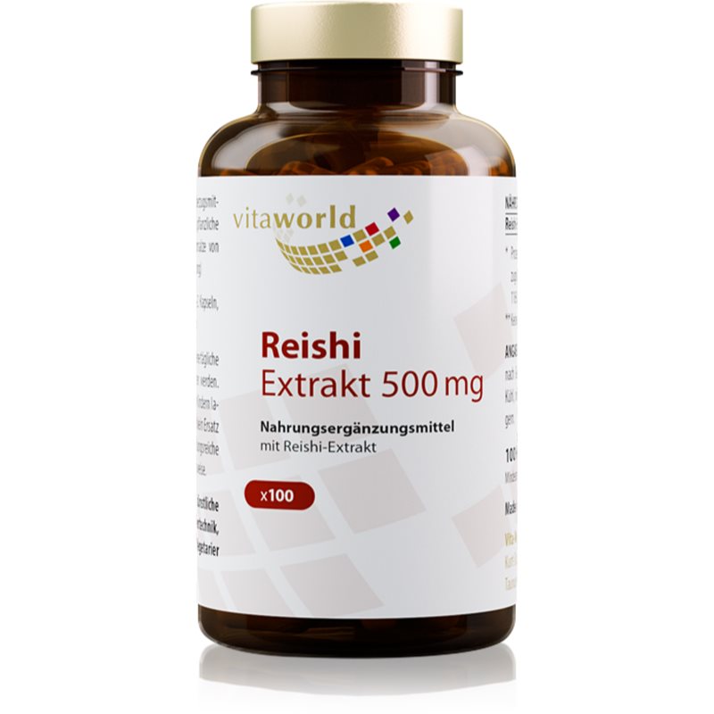 Vita World Reishi Extrakt 500 mg Kapseln von einem edlen Pilz 90 g
