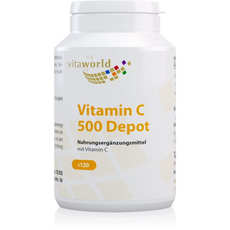 Vita World Vitamin C 500 Depot Kapseln mit Vitamin C 122 g