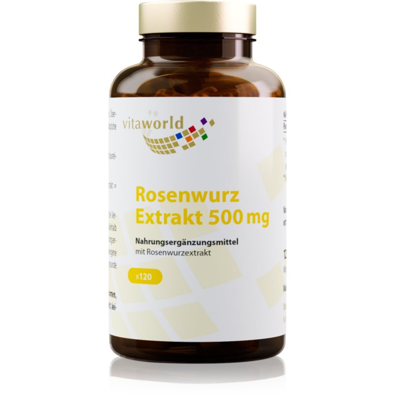 Vita World Rosenwurz Extrakt 500 mg Kapseln mit Pflanzenextrakten 102 g