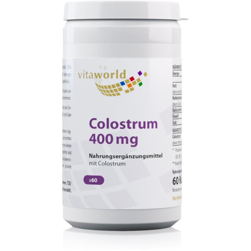 Vita World Colostrum 400 mg Kapseln 50 g