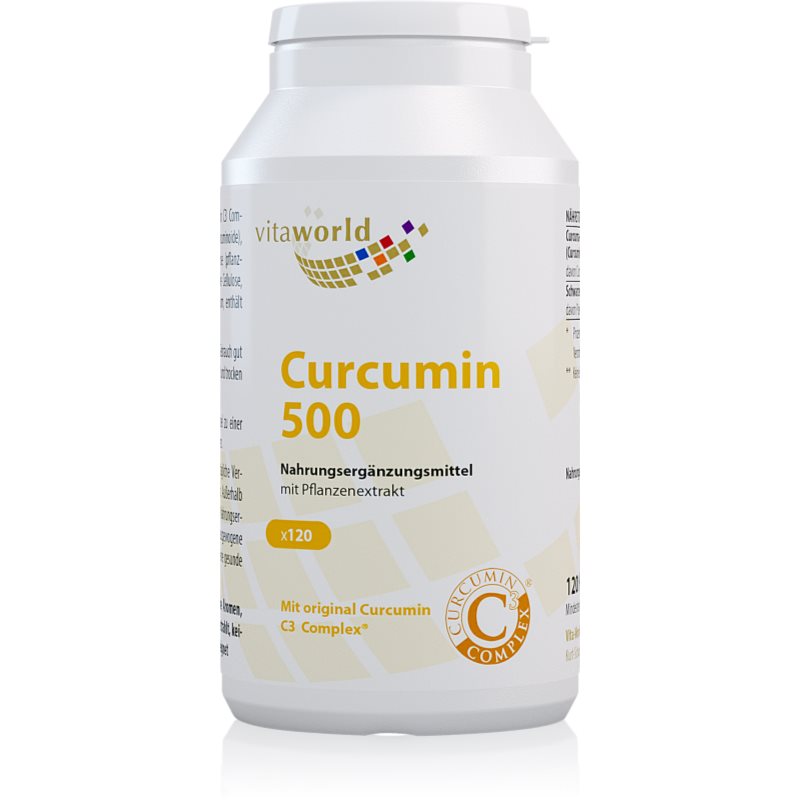 Vita World Curcumin 500 Nahrungsergänzungsmittel für Ihr Wohlbefinden 116 g