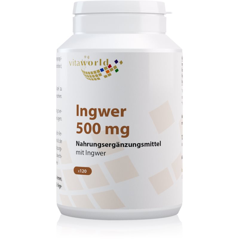 Vita World Ingwer 500 mg Kapseln mit Pflanzenextrakten 116 g