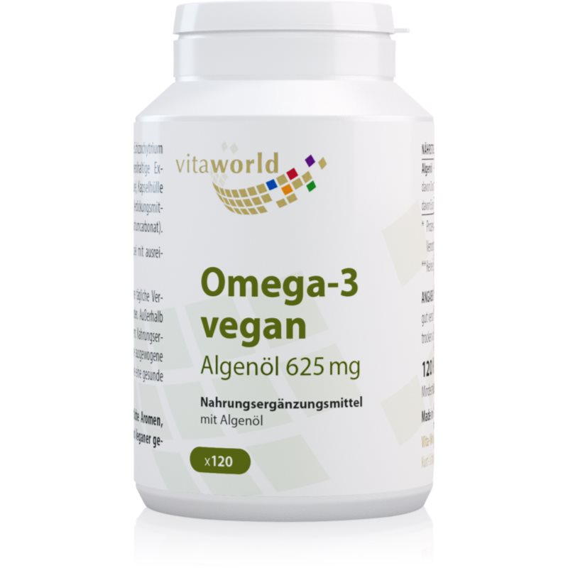 Vita World Omega-3 vegan Kapseln mit Öl 132 g