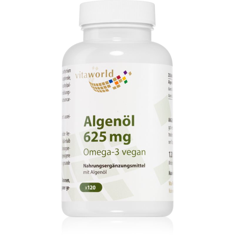 Vita World Algenöl 625 mg Kapseln mit Öl 132 g