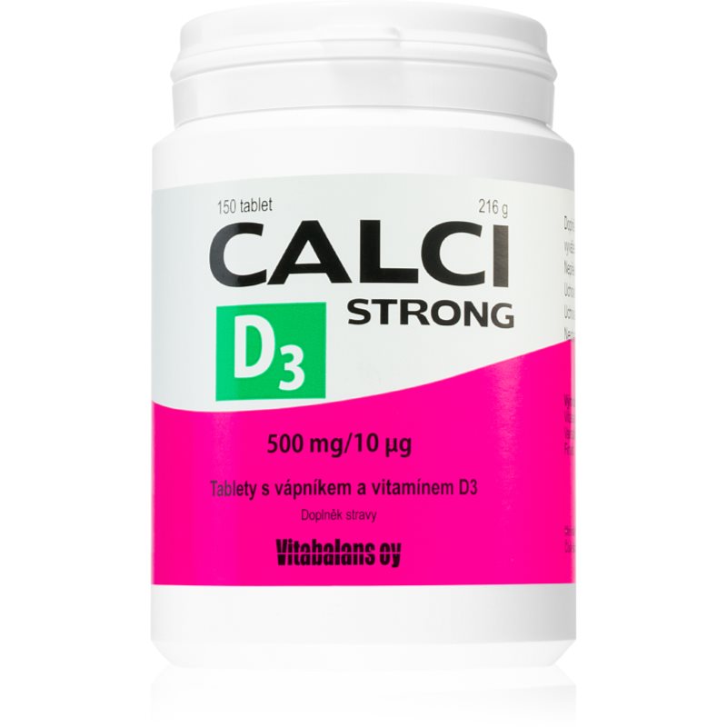 VITABALANS Vitabalans, Calci Strong+vit.D3 tablety pri nedostatku vápnika 150 tbl kúpite na Notino.sk