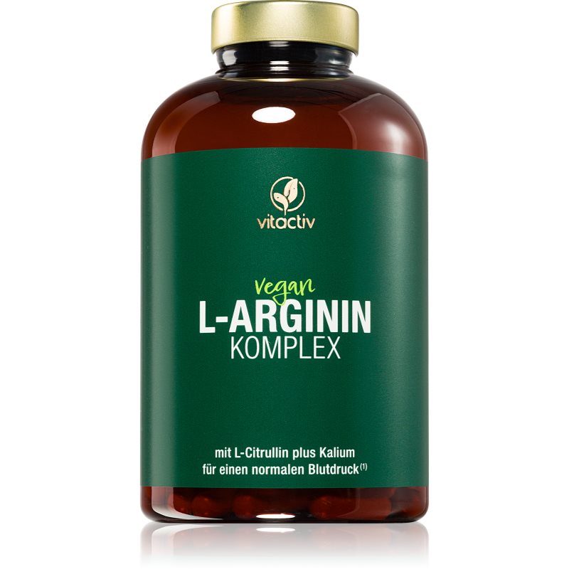 Vitactiv L-Arginin Kapseln zur Unterstützung des Stoffwechsels 180 KAP