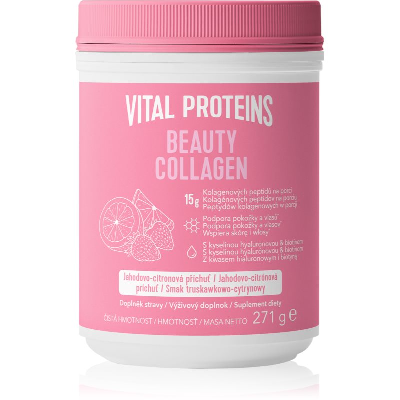 Vital Proteins Beauty Collagen prášok na prípravu nápoja pre krásne vlasy, pleť a nechty príchuť Strawberry-Lemon 271 g kúpite na Notino.sk
