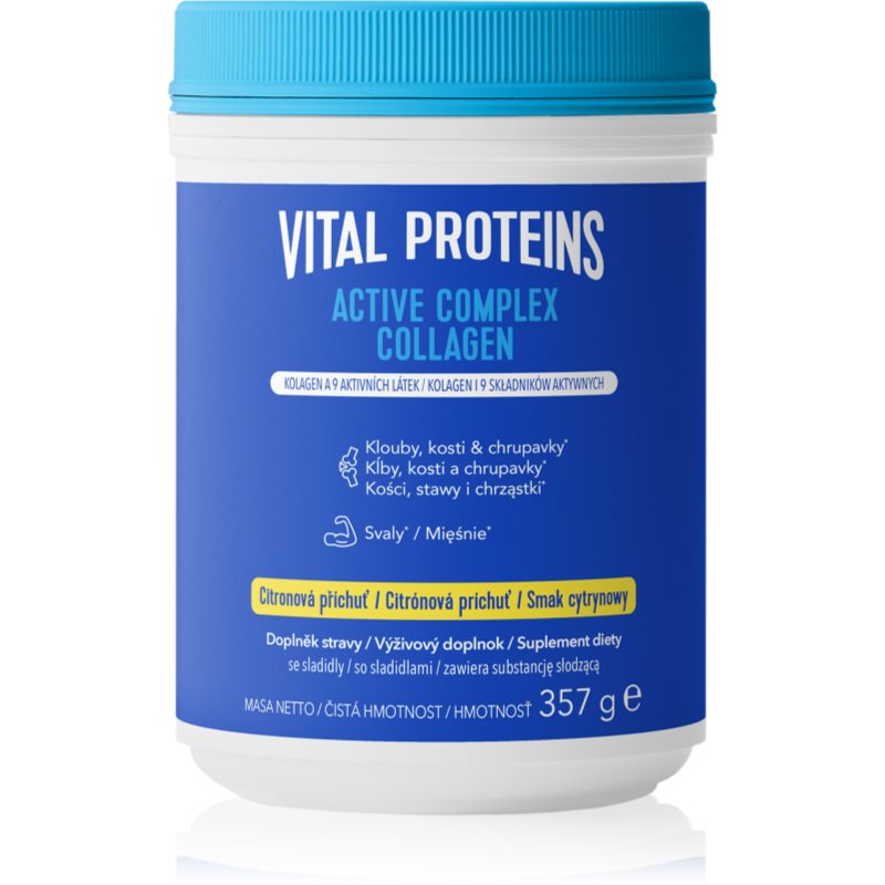Vital Proteins Active Complex Collagen prášok na prípravu nápoja na podporu normálneho stavu kĺbov príchuť Lemon 357 g kúpite na Notino.sk