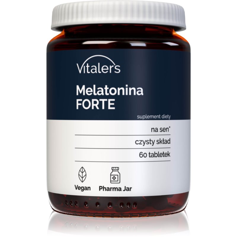 Vitaler's Melatonina Forte wsparcie snu i regeneracja produkt wegański 60 tabletek