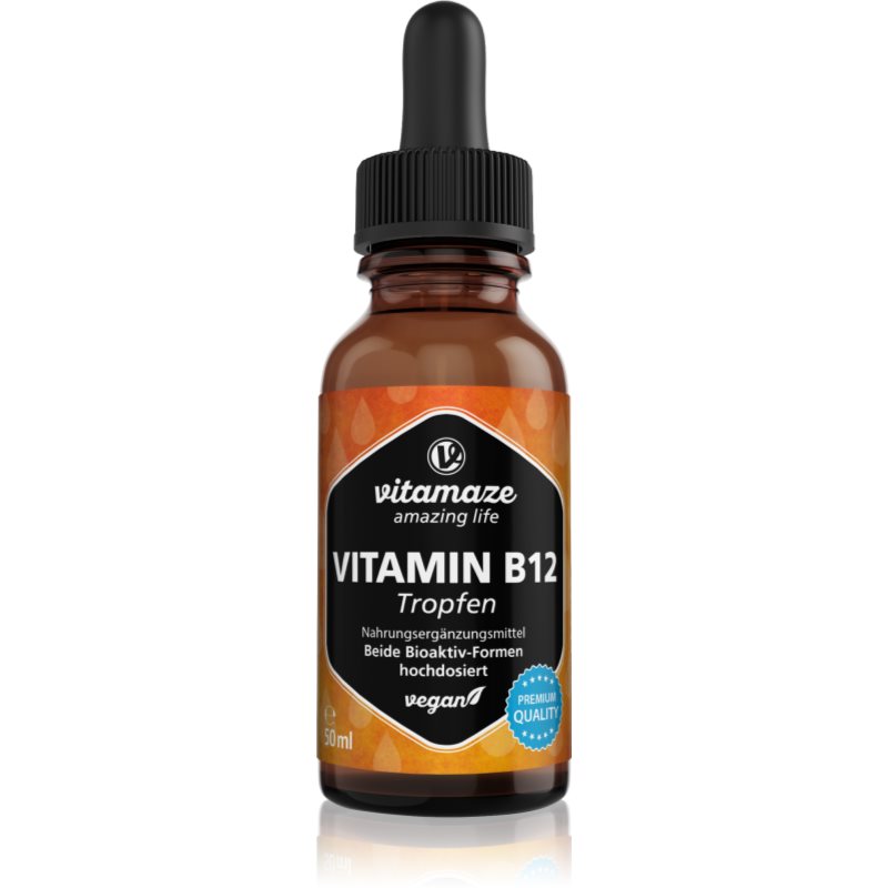 Vitamaze Vitamin B12 Drops Tropfen mit Vitamin B12 50 ml