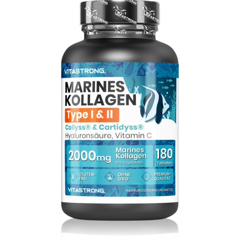 VITASTRONG Marine Collagen Kollagen in Tablettenform 90 g