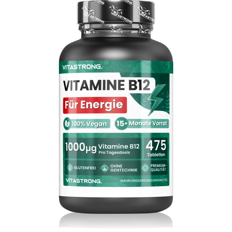 VITASTRONG Vitamin B12 Tabletten für eine einwandfreie Funktion des Organismus 47.5 g