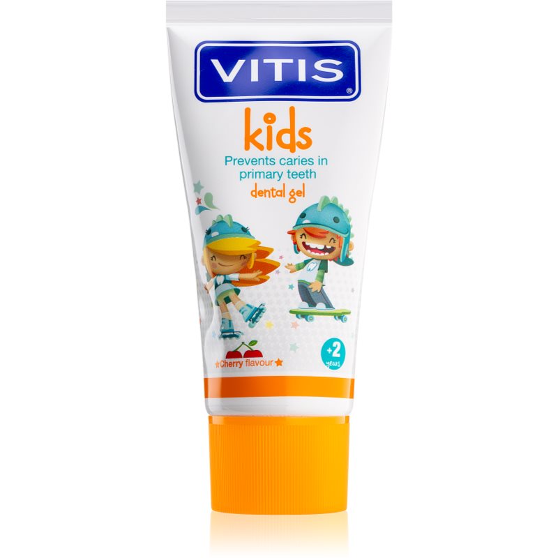 Vitis Kids gel dentífrico para niños 2+ 50 ml