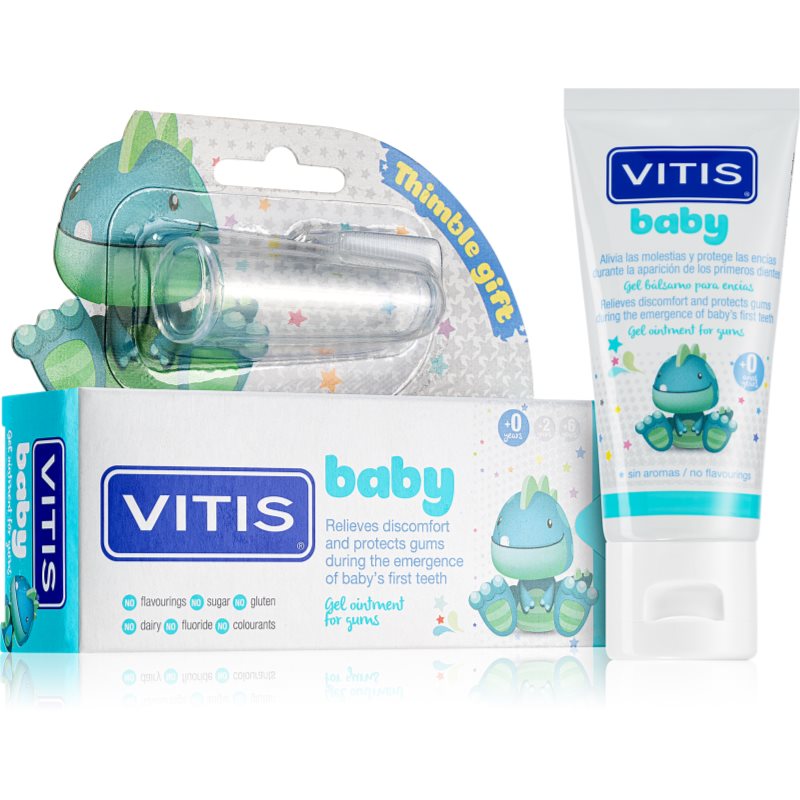 

Vitis Baby дитячий зубний гель + дитяча зубна щітка на палець