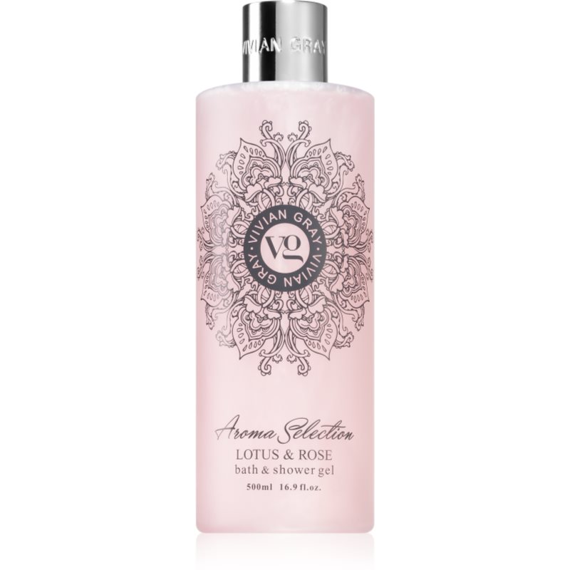 E-shop Vivian Gray Aroma Selection Lotus & Rose sprchový a koupelový gel 500 ml