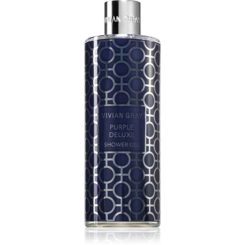 Vivian Gray Purple Deluxe Jasmine & Patchouli luxusní sprchový gel s parfemací 500 ml