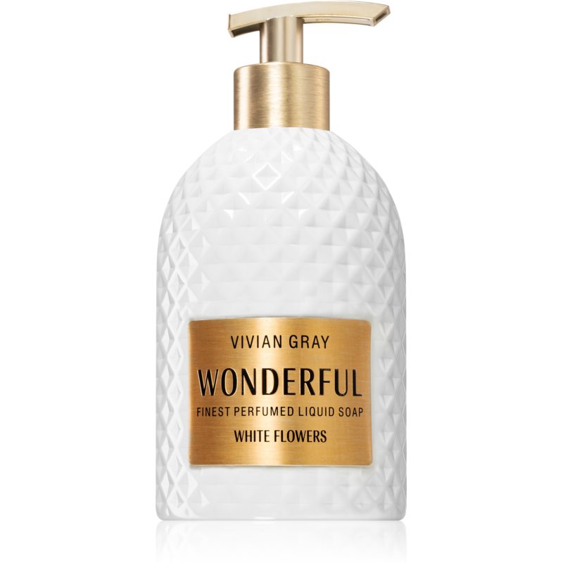 Vivian Gray Luxusné tekuté mydlo Wonderful White Flowers (Liquid Soap) 500 ml