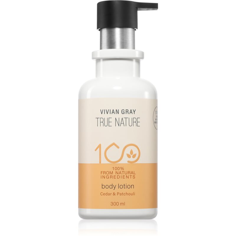 Vivian Gray True Nature Cedar & Patchouli поживне молочко для тіла 300 мл