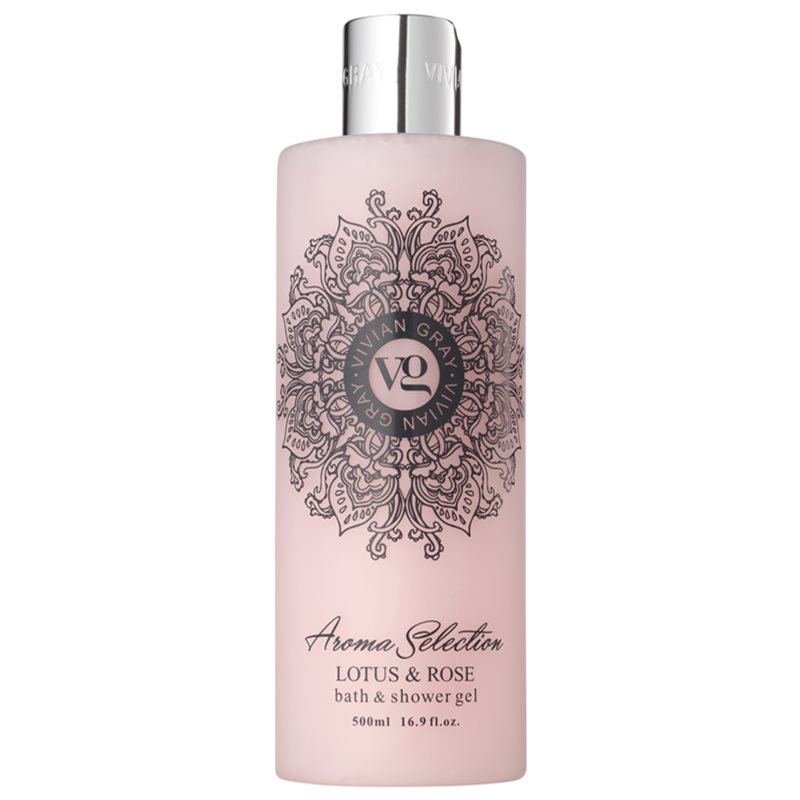 Vivian Gray Aroma Selection Lotus & Rose dušo ir vonios želė 500 ml