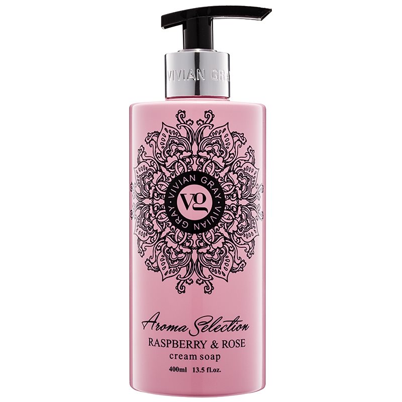 

Vivian Gray Aroma Selection Raspberry & Rose кремове рідке мило