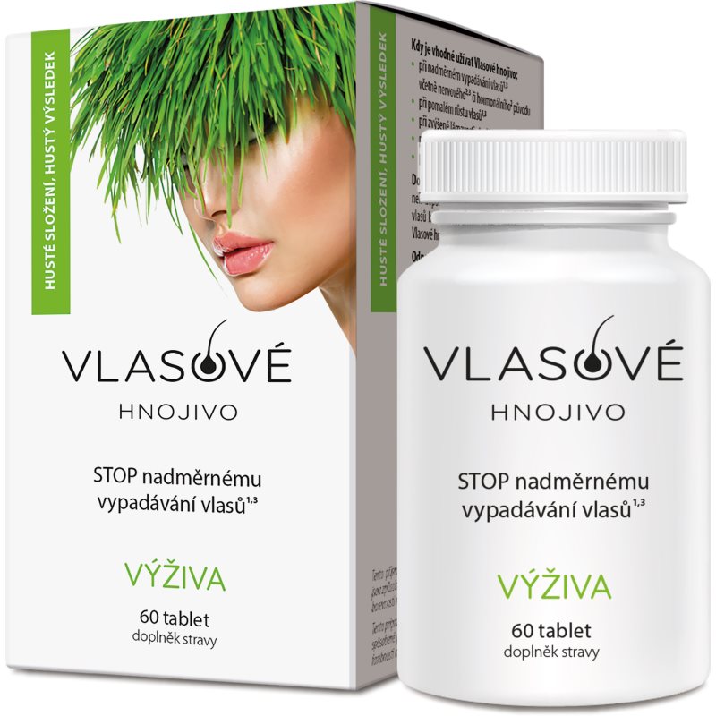 Vlasové hnojivo Výživa tablety pre rednúce vlasy 60 tbl