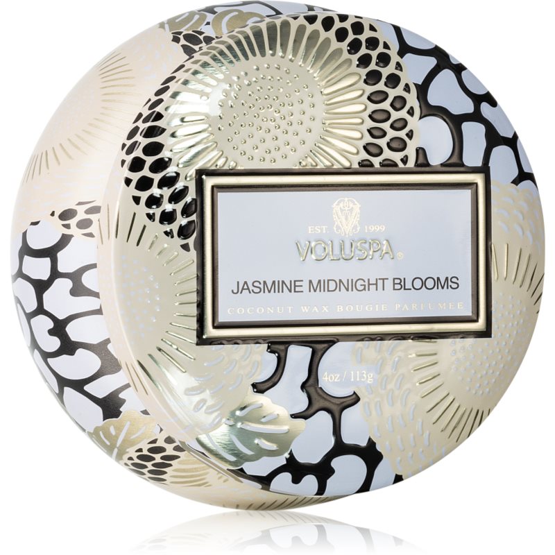 VOLUSPA Japonica Jasmine Midnight Blooms Aроматична свічка в металевій коробці 113 гр