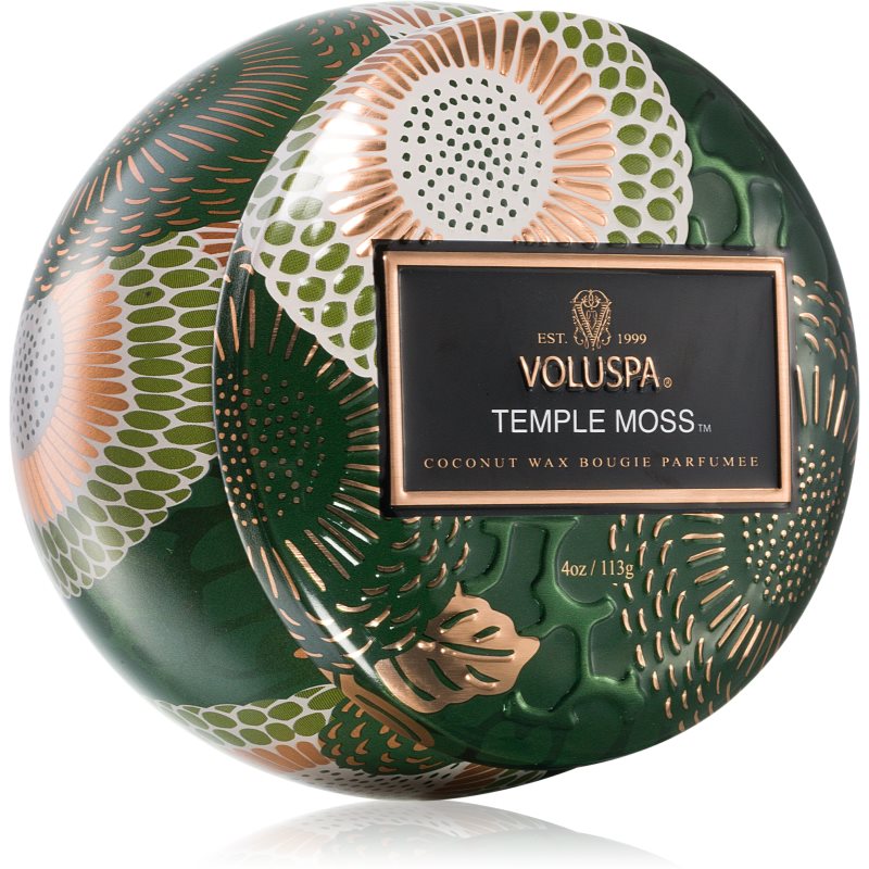 VOLUSPA Japonica Temple Moss Scented Candle In A Tin 113 G
