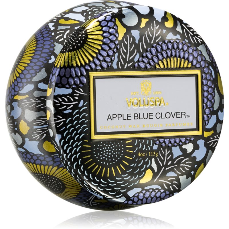 VOLUSPA Japonica Apple Blue Clover kvapioji žvakė skardinėje 113 g