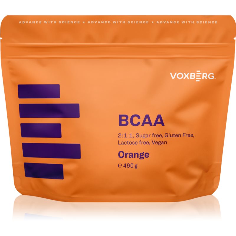 Voxberg BCAA komplex aminokyselin pro podporu sportovního výkonu příchuť Orange 490 g koupíte na Notino.cz