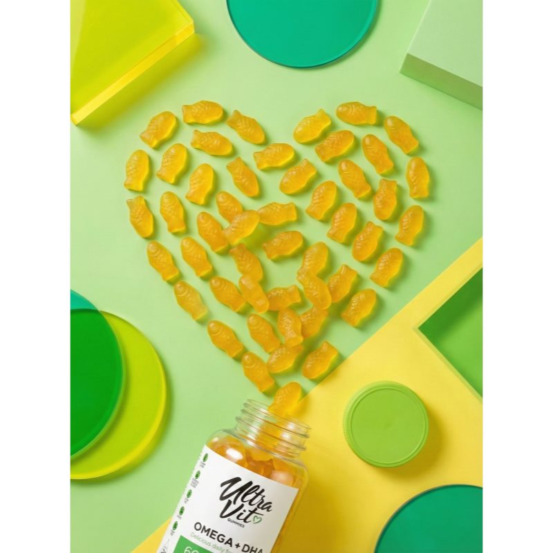 VPLab UltraVit Gummies Omega+DHA žvýkací měkké tobolky 172 g (obrázek 4)