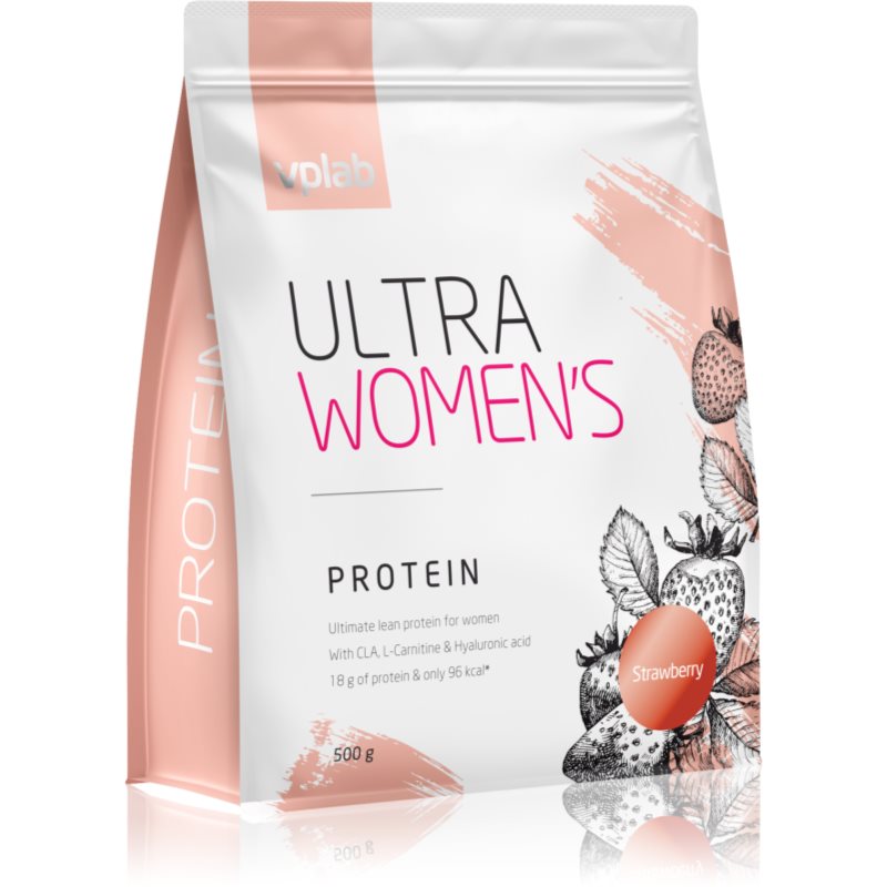 VPLab Ultra Women's Protein syrovátkový protein pro ženy příchuť Strawberry 500 g