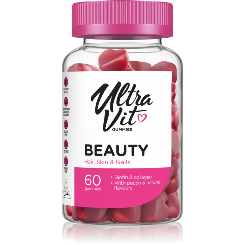 VPLab UltraVit Gummies Beauty žvýkací tablety s kolagenem 60 ks