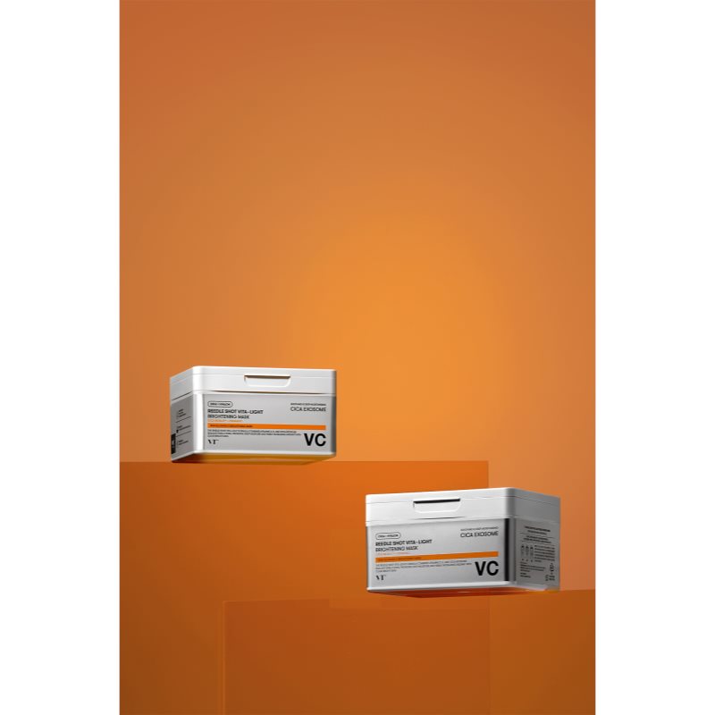 VT Cosmetics Reedle Shot Vita-Light Brightening Mask Aufhellende Tuchmaske mit Vitamin C Grosspackung 30 St. (Bild 4)