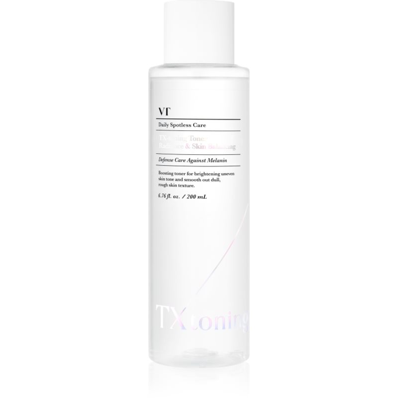 VT Cosmetics TX-Toning Toner posvetlitveni tonik za obraz proti pigmentnim madežem 200 ml