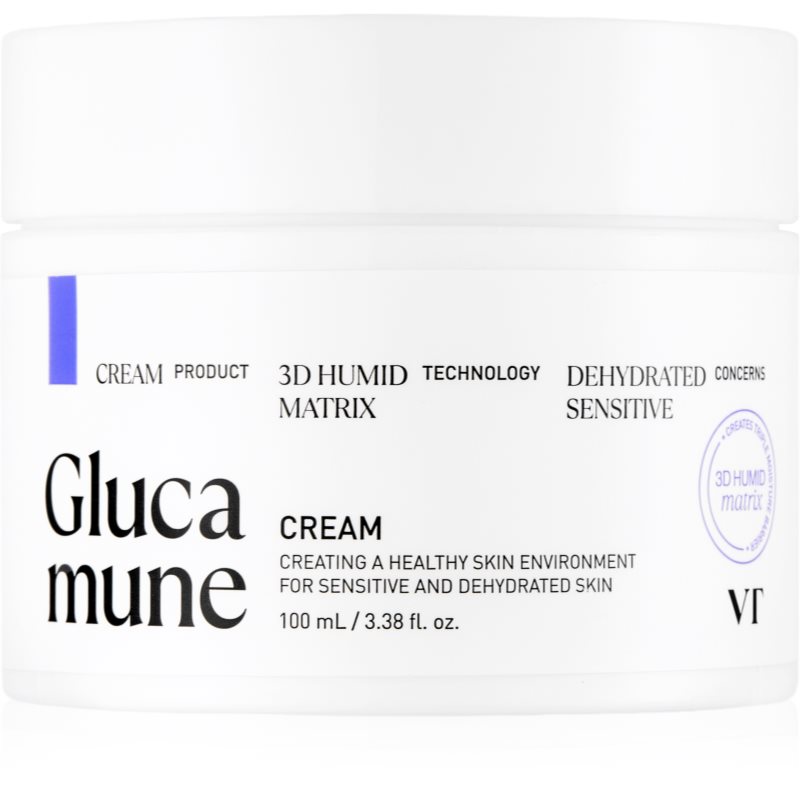 VT Cosmetics Glucamune Cream intenzivno vlažilna krema za krepitev kožne pregrade 100 ml