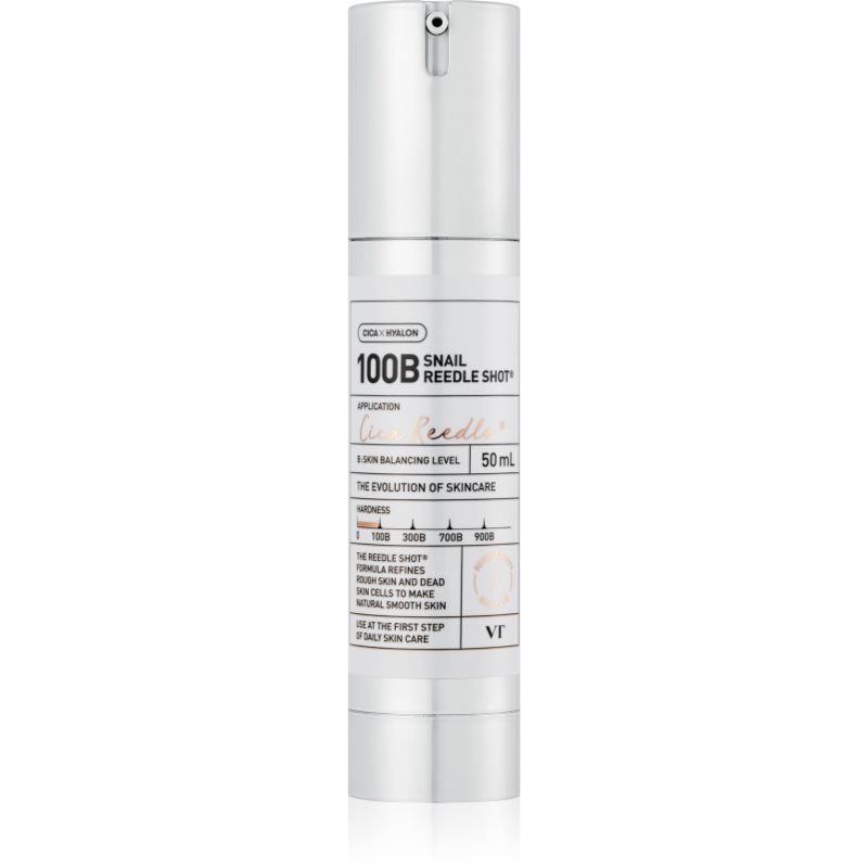 VT Cosmetics Snail Reedle Shot 100 zpevňující pleťové sérum pro posílení kožní bariéry 50 ml