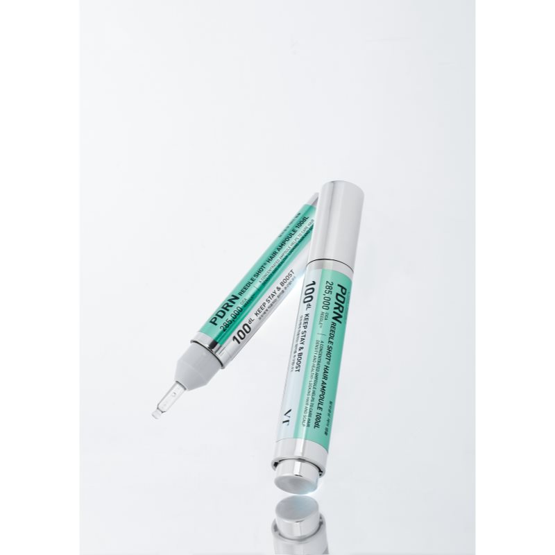 VT Cosmetics PDRN Reedle Shot Hair Ampoule 100 sérum na vlasovou pokožku pro růst vlasů a posílení od kořínků 15 ml (obrázek 5)