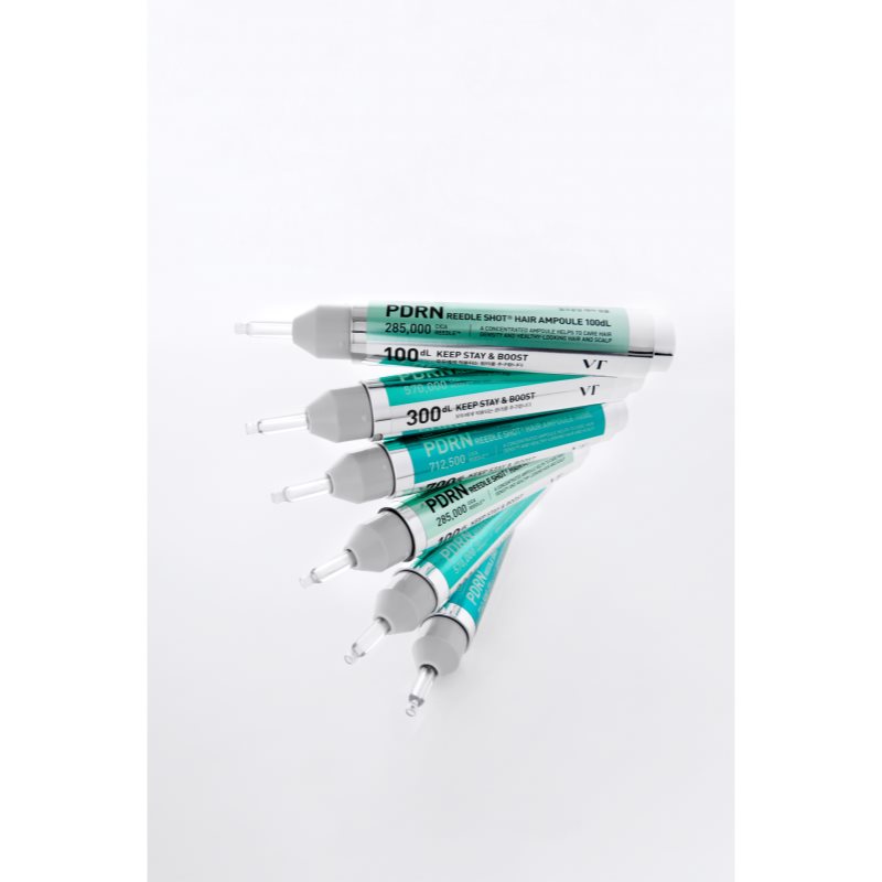 VT Cosmetics PDRN Reedle Shot Hair Ampoule 300 Serum für die Kopfhaut für das Wachstum der Haare und die Stärkung von den Wurzeln heraus 15 ml (Bild 6)