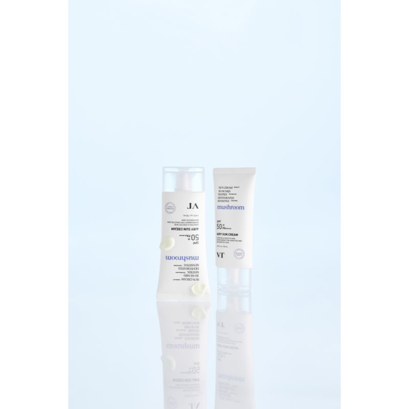 VT Cosmetics Mushroom Airy Sun Cream ochranný krém na obličej s hydratačním účinkem SPF 50+ 50 ml (obrázek 4)