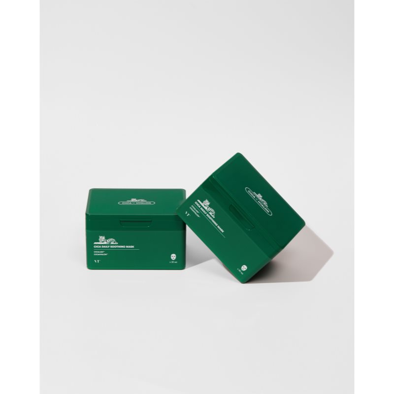 VT Cosmetics Cica Daily Soothing Mask intenzivně hydratační pleťová maska se zklidňujícím účinkem velké balení 30 ks (obrázek 5)