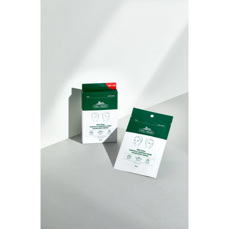 VT Cosmetics Pro Cica Centella Asiatica Tiger Clear Spot Patch náplasti na problematickú pleť 66 ks (obrázok 3)