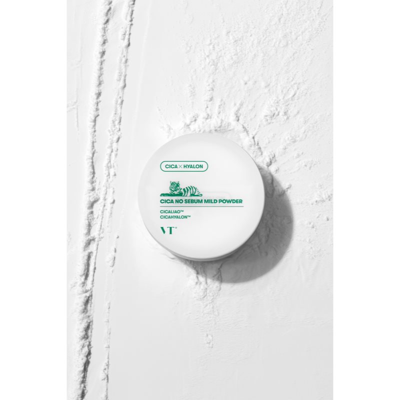  Vt Cosmetics Cica No-sebum Mild Powder Mattifying Fixing Powder With Moisturising Effect 5 G 
