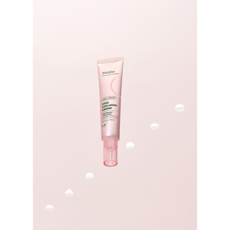 VT Cosmetics Cica Collagen Cream hydratační a zklidňující krém pro zpevnění pleti 30 ml (obrázek 4)