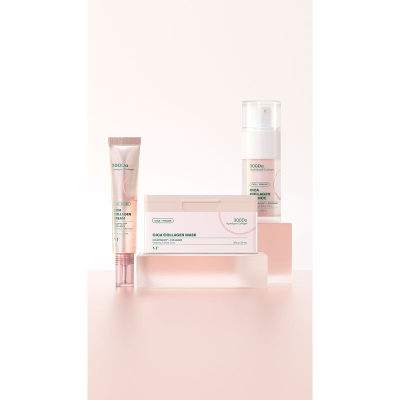 VT Cosmetics Cica Collagen Cream hydratační a zklidňující krém pro zpevnění pleti 30 ml (obrázek 5)