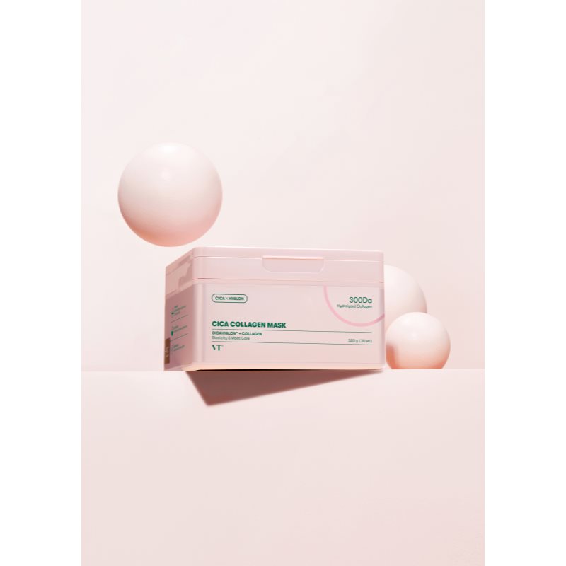 VT Cosmetics Cica Collagen Mask Nährende Tuchmaske mit festigender Wirkung 30 St. (Bild 4)